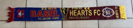 Fc Basel - Hearts Fc Schal