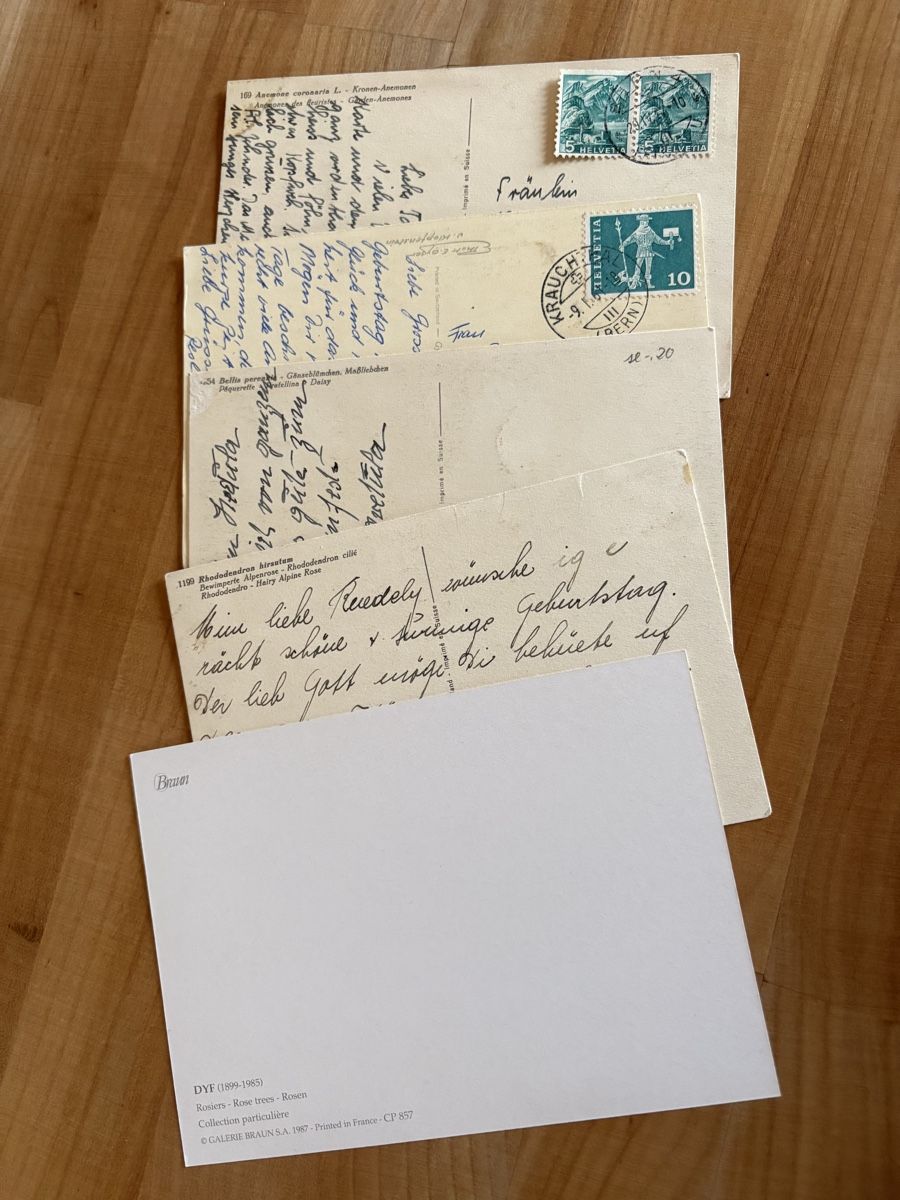 Cartoline postali: AK mit Blumen Motiv – Usato da Rümlang venduto da Kartenpost1 1