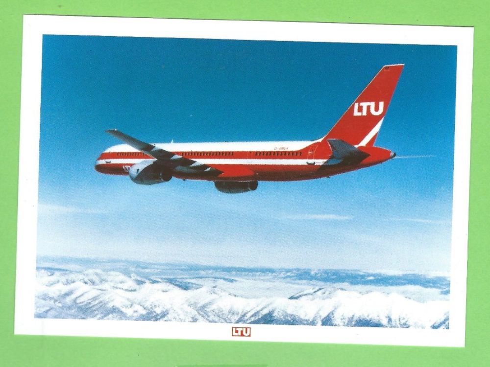 Cartoline postali: LTU Boeing 757-200 – Usato da Zürich venduto da t24_de