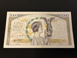 5000 Francs 1942 