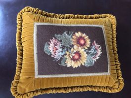 Gobelin Kissen Sonnenblume