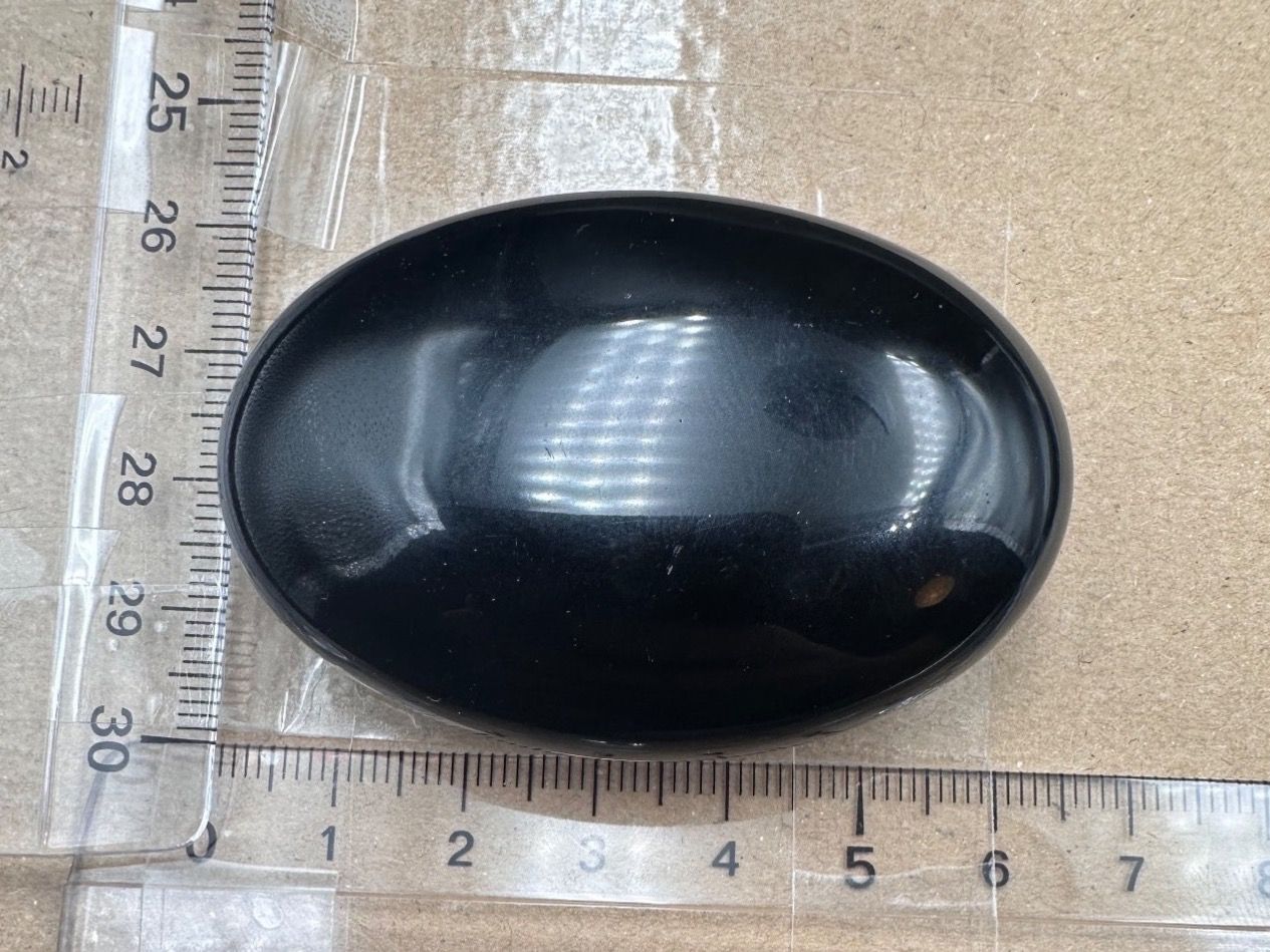 Minerali & Pietre curative: Obsidian Handschmeichler Heilstein – Nuovo e nell'imballaggio originale da Männedorf venduto da Handschmeichler 4
