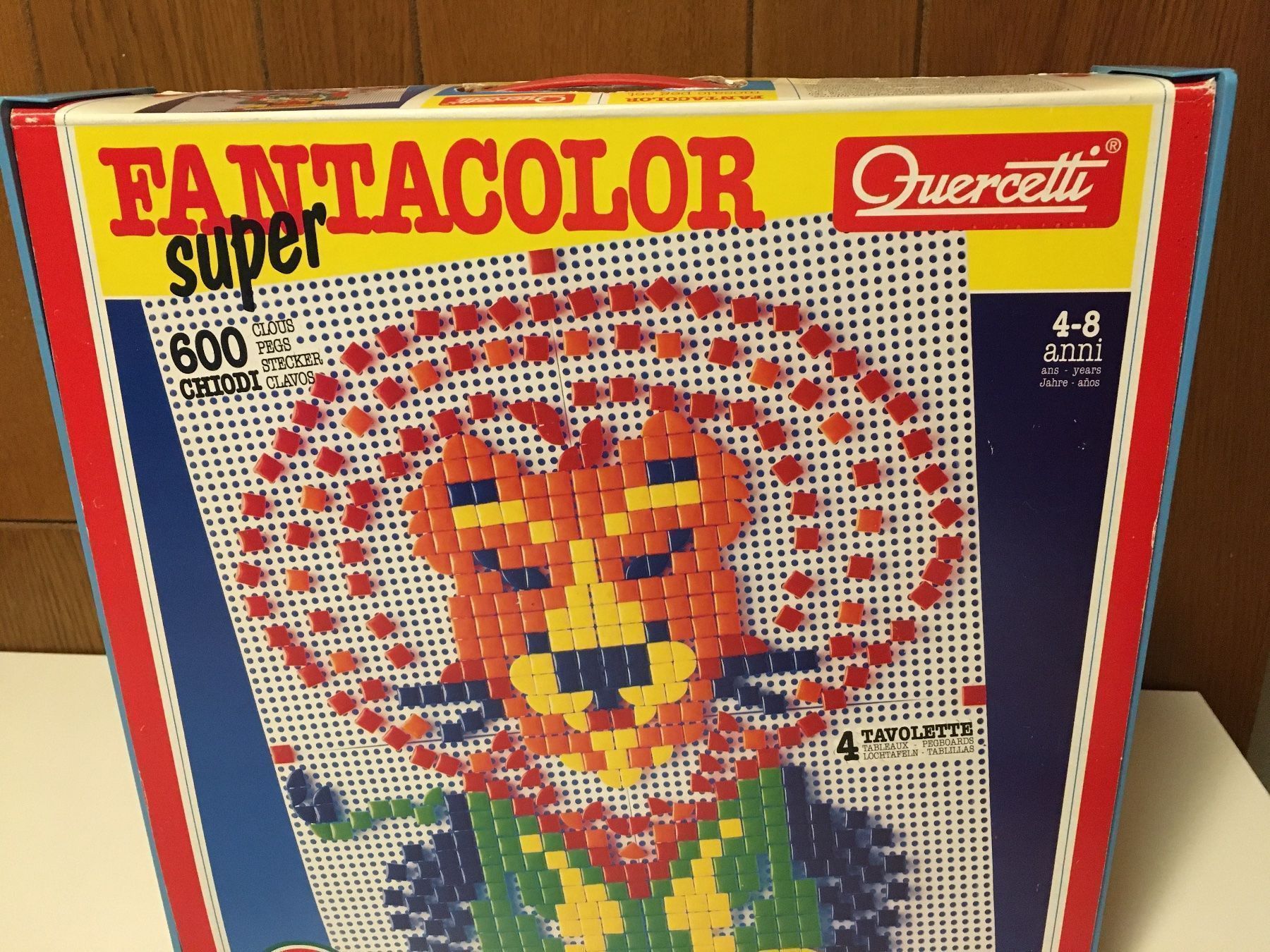 Giocattoli: Fantacolor - Quercetti - Köfferchen mit 600 Stecker – Usato da Andwil SG venduto da Rainboli