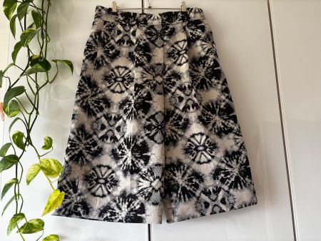 COS gemusterte Hose mit weitem Bein Gr. 40