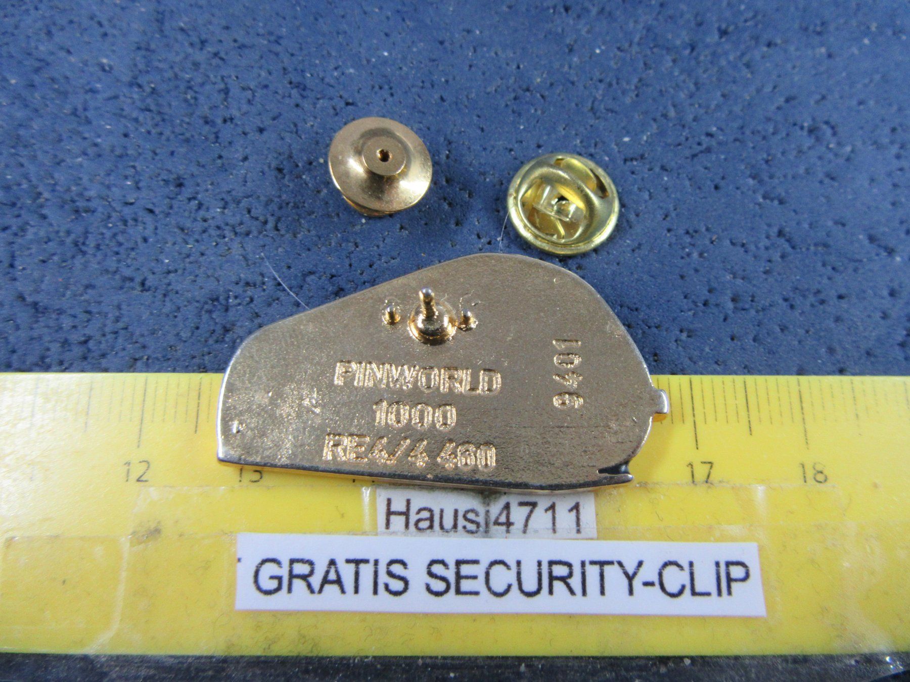 SBB/CFF/FFS Placchette & Badge: SBB E-LOK Re 4/4 PIN ENAMEL GOLDIG – Usato da Ettingen venduto da Hausi4711 1