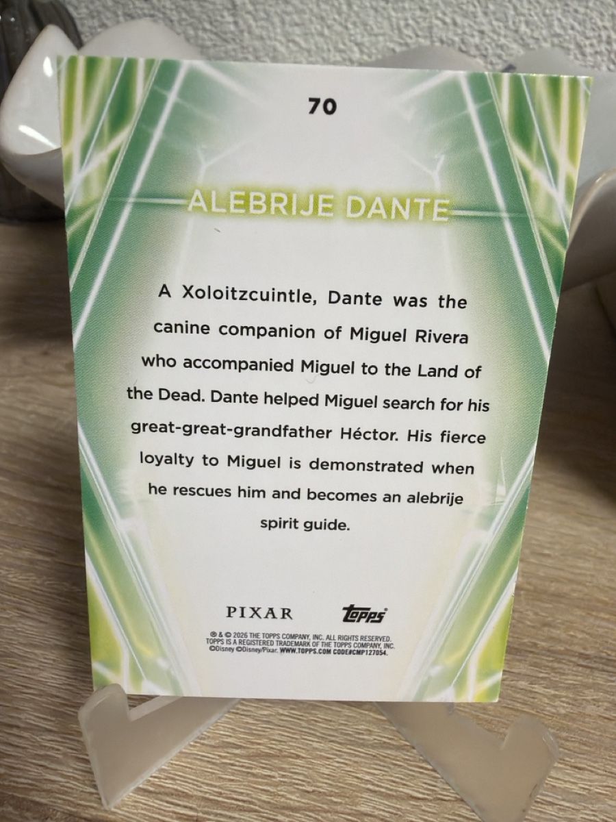 Topps Sammelbilder & Trading cards: PIXAR Topps 2020 Alebrije Dante  – Neu (gemäss Beschreibung) aus Sirnach von D.SecondChance 1