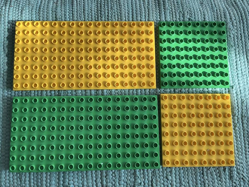 Lego Giocattoli: 4 Duplo Legoplatten – Usato da Kirchberg BE venduto da qualle01