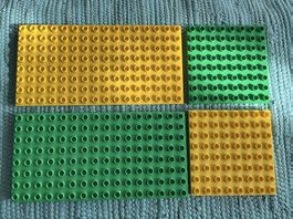 4 Duplo Legoplatten