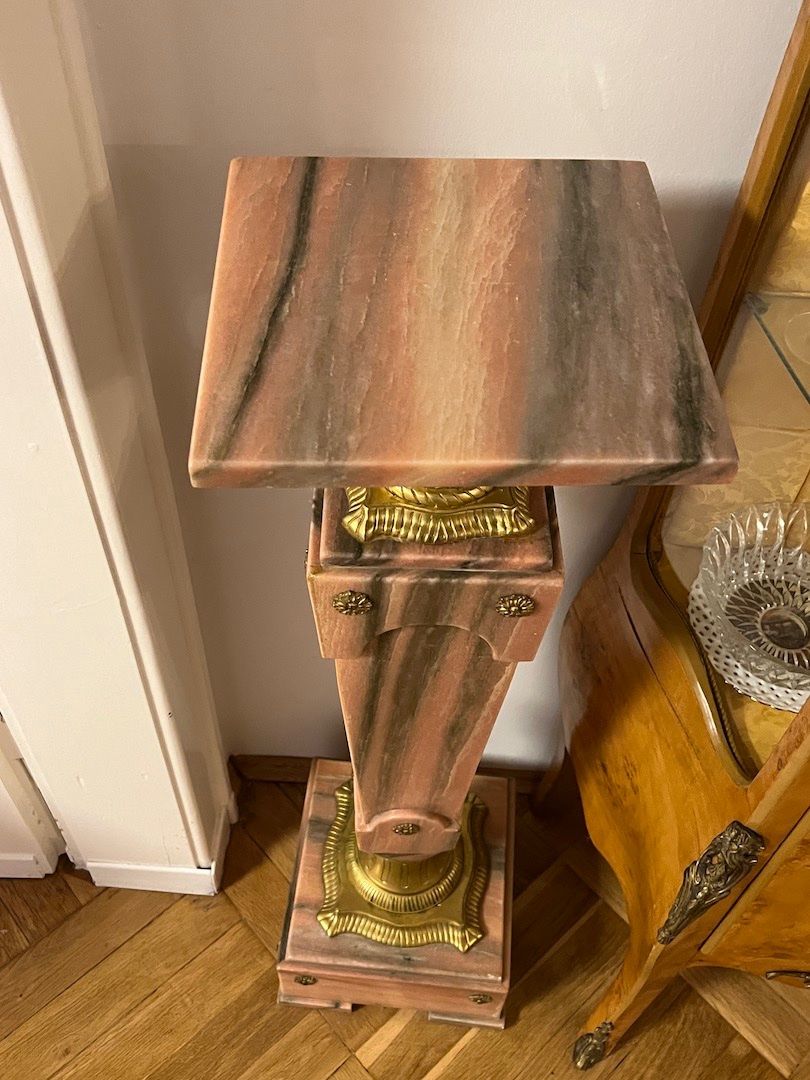 Cassettiere: Barock Marmor Kommode Tisch Beistelltisch Konsole Barockstil – Usato da Gemünden venduto da GEUENWALD 3