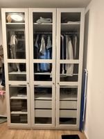 Ikea PAX weiss mit Glastüren, guter Zustand