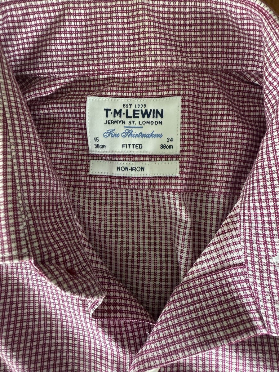 Hemden: T.M.Lewin Hemd, Gr. 15/38, Kariert, NEU! – Neu (gemäss Beschreibung) aus Brüttisellen von Molemo 1