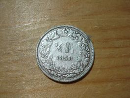(N2) 1/2 Franken 1898