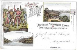Rütli Rütlischwur Historische Postkarte der Schweiz