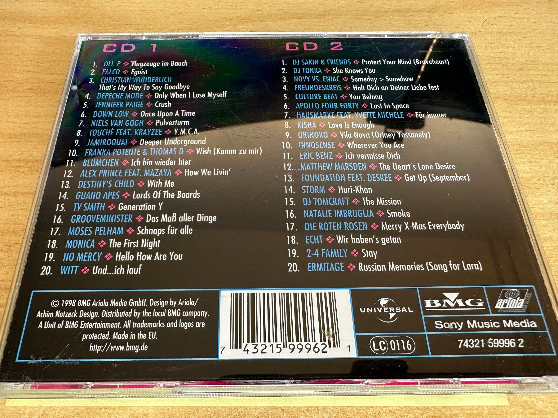 CDs: Various – Just The Best 4/98 - 2 CD – Gebraucht aus Rikon im Tösstal von Alpenmutz 1