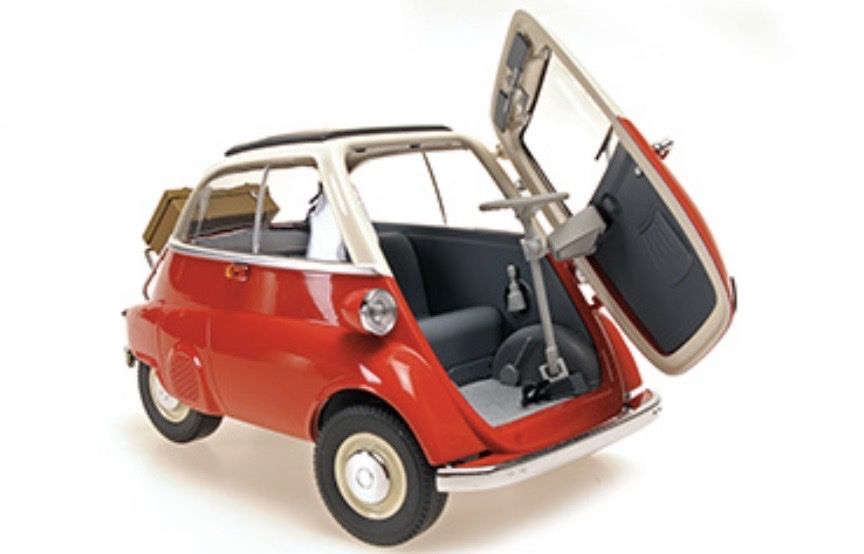 Minichamps Modellini d'auto: 1:18 BMW ISETTA 1955 Minichamps – Nuovo e nell'imballaggio originale da Baar venduto da Cai 1