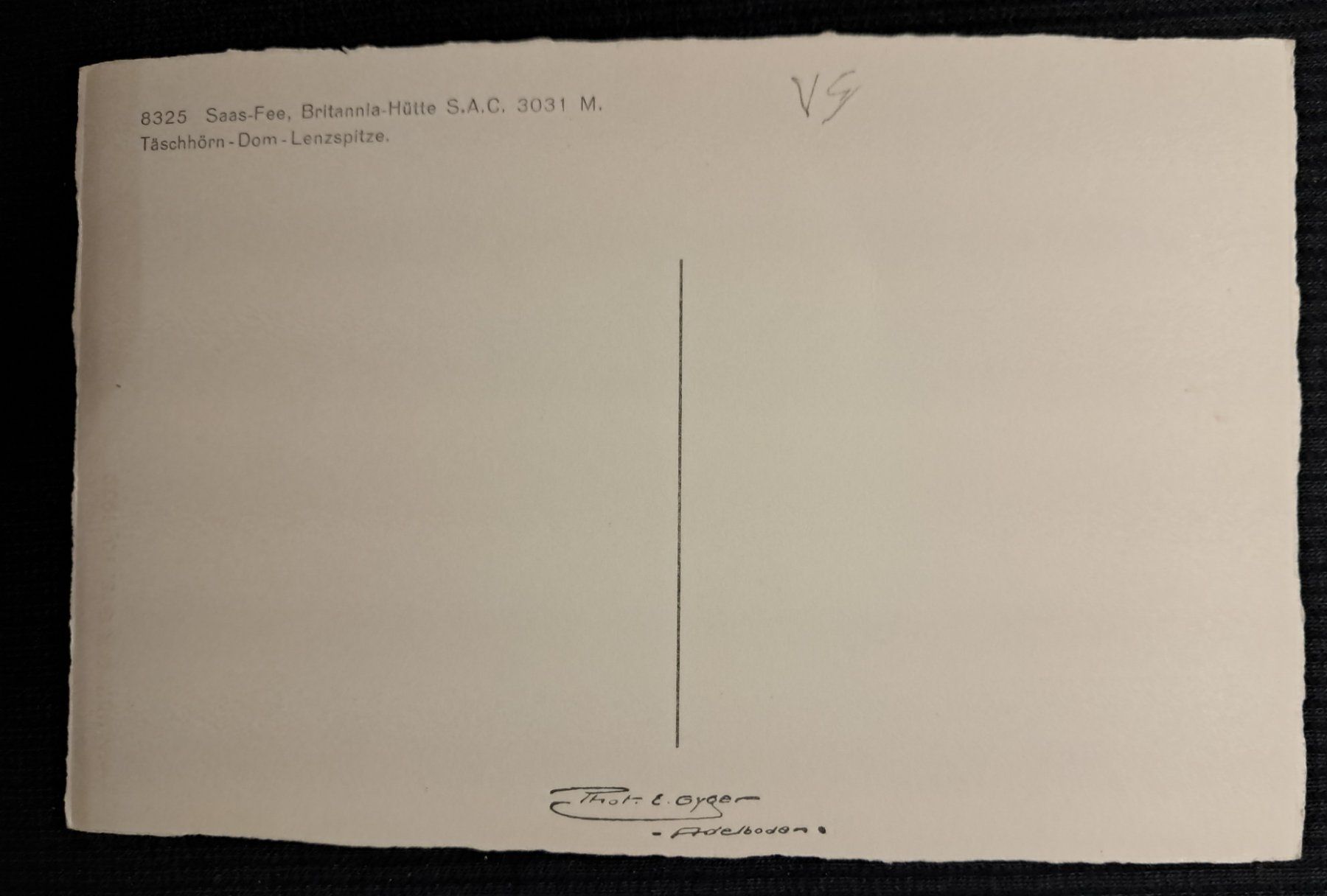 Cartes postales: SAAS-FEE – D'occasion à Ponto Valentino par giorgia06 1