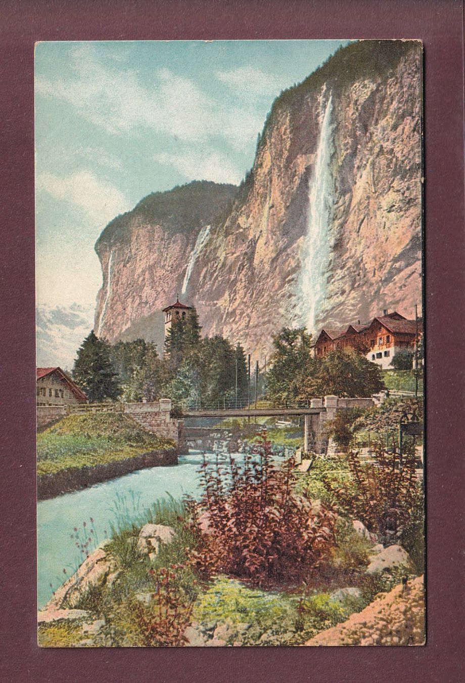 Ansichtskarten: LAUTERBRUNNEN - Staubbach – Gebraucht aus Pully von nicecards