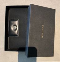 Portefueille tissu et cuir noir- Bvlgari