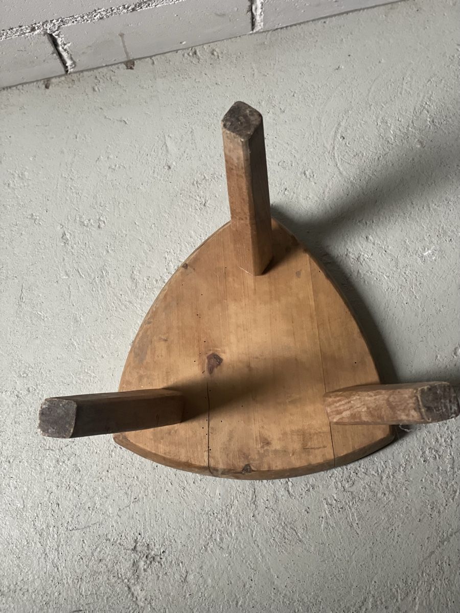 Sgabelli: Antikes Holzschemeli / Hocker – Usato da Schaffhausen venduto da marakesch41 3