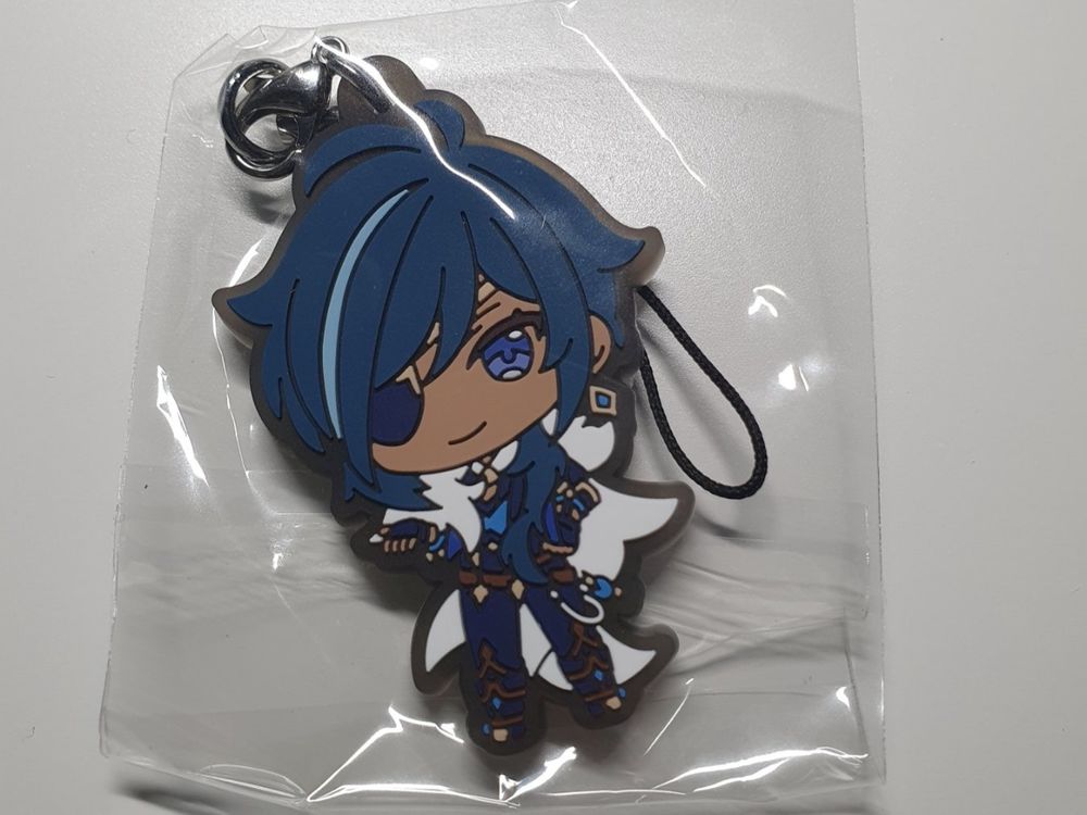 Genshin Impact Vision Leuchtender Schlüsselanhänger - Matt Vergoldet Mit Dickem Glas