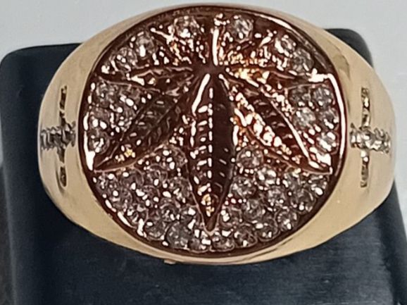 Anelli: ring modeschmuck mit zerkonia,,für herren – Nuovo (secondo la descrizione) da Basel venduto da bij_5hqd