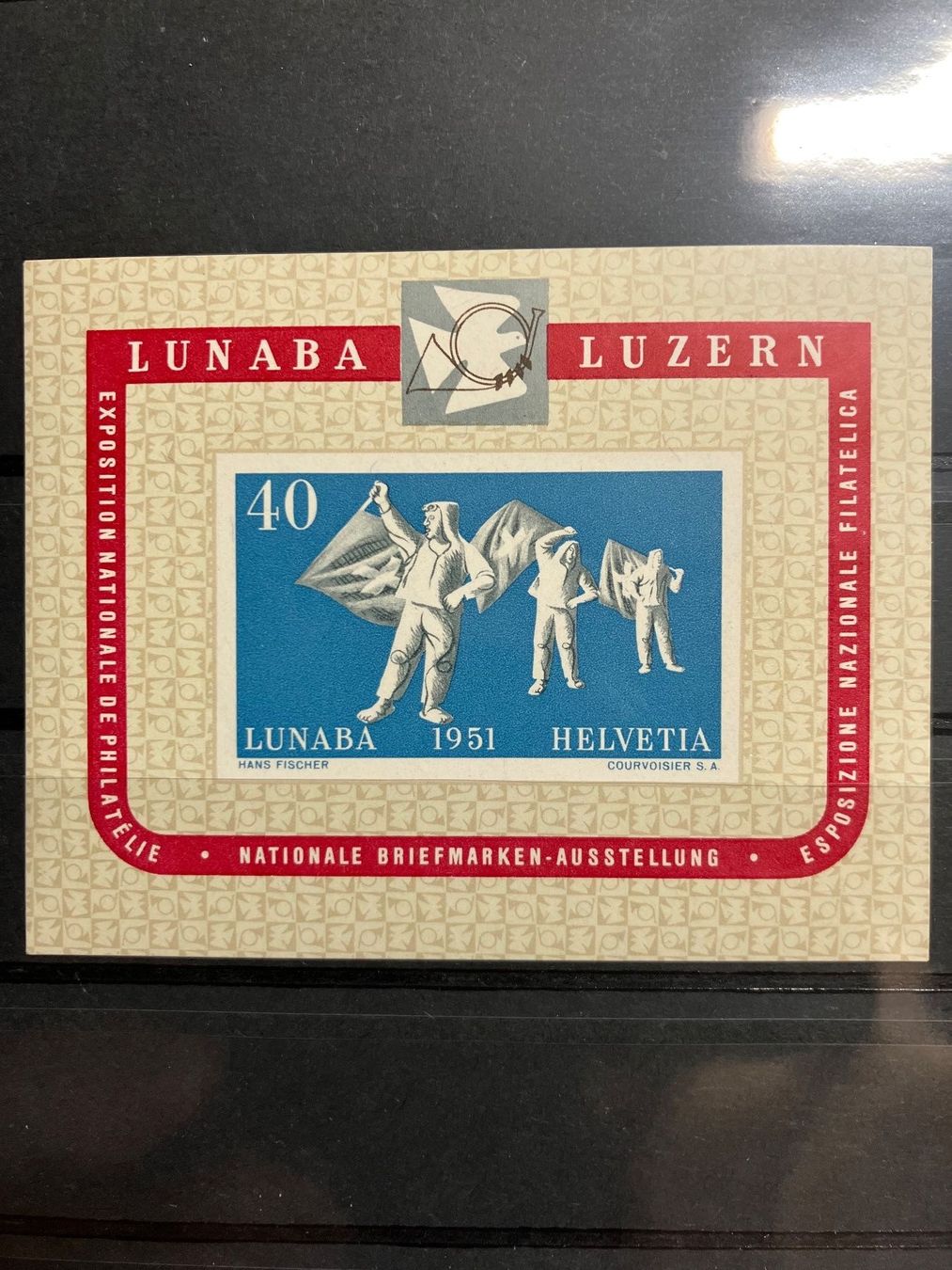 Tutti i francobolli: Lunabablock 1951 ** – Usato da untervaz venduto da Wingert