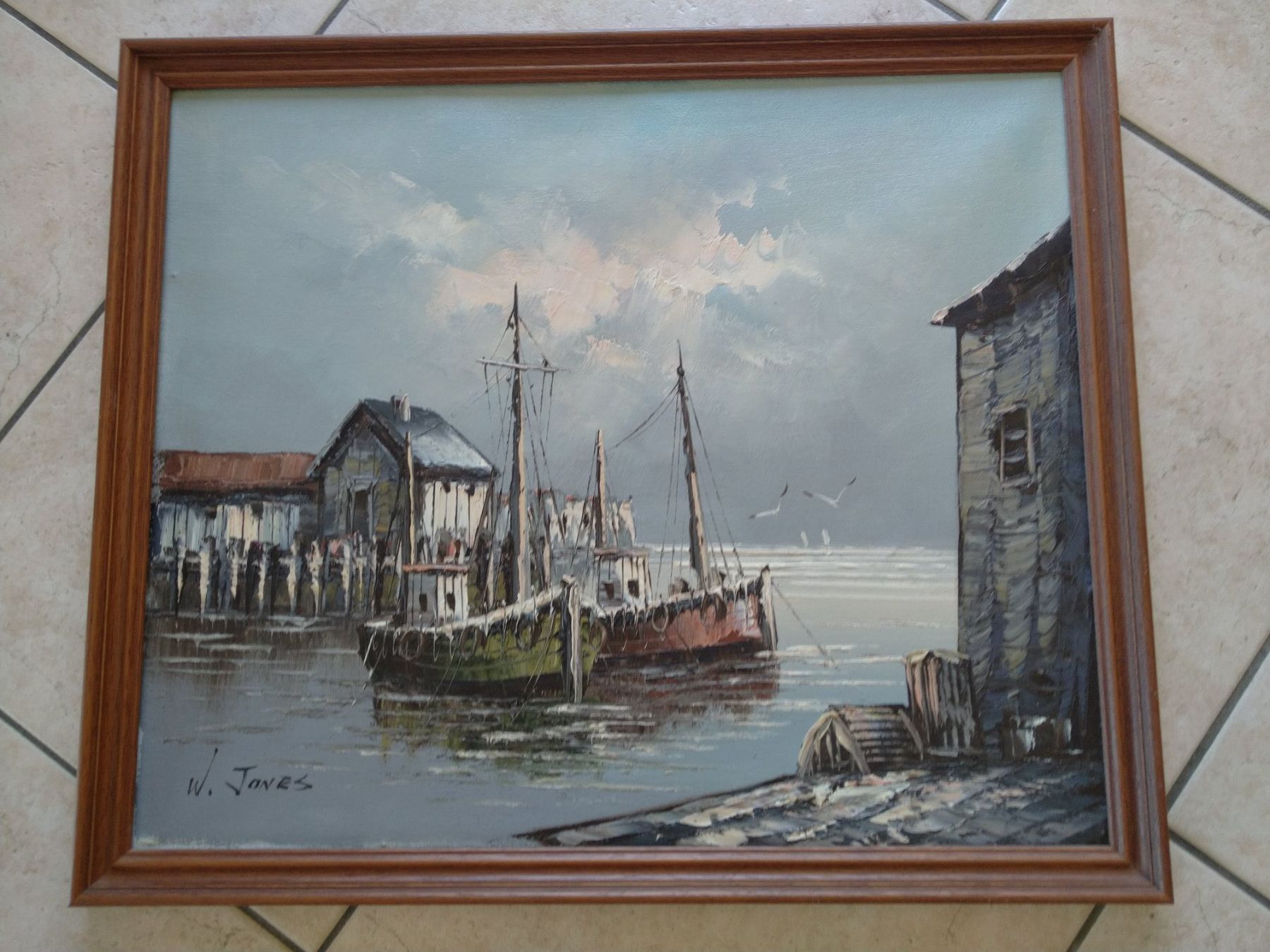 Gemälde: Peinture ancienne W jones – Gebraucht aus Tramelan von and_j8tk 1