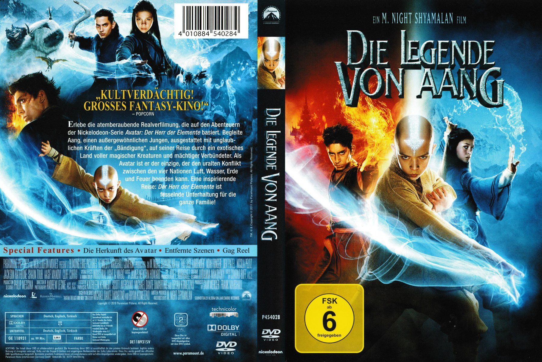 Alle DVDs: DVD - Die Legende von Aang – Gebraucht aus Langnau am Albis von MediaRescuerKeLoX