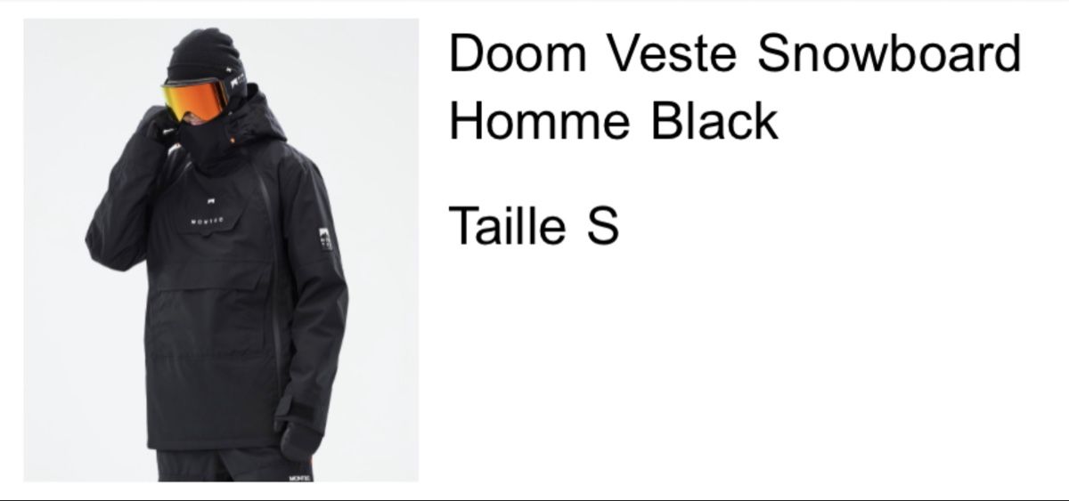 Montec Giacche: Montec Doom ski jacket (size S) – Usato da Commugny venduto da j1976 8