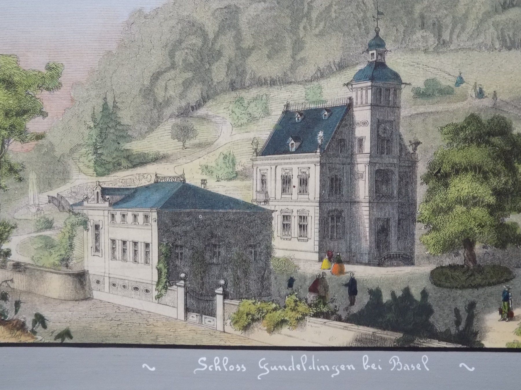 Incisioni: Schloss Gundeldingen – Usato da Risch venduto da Antikfee 1