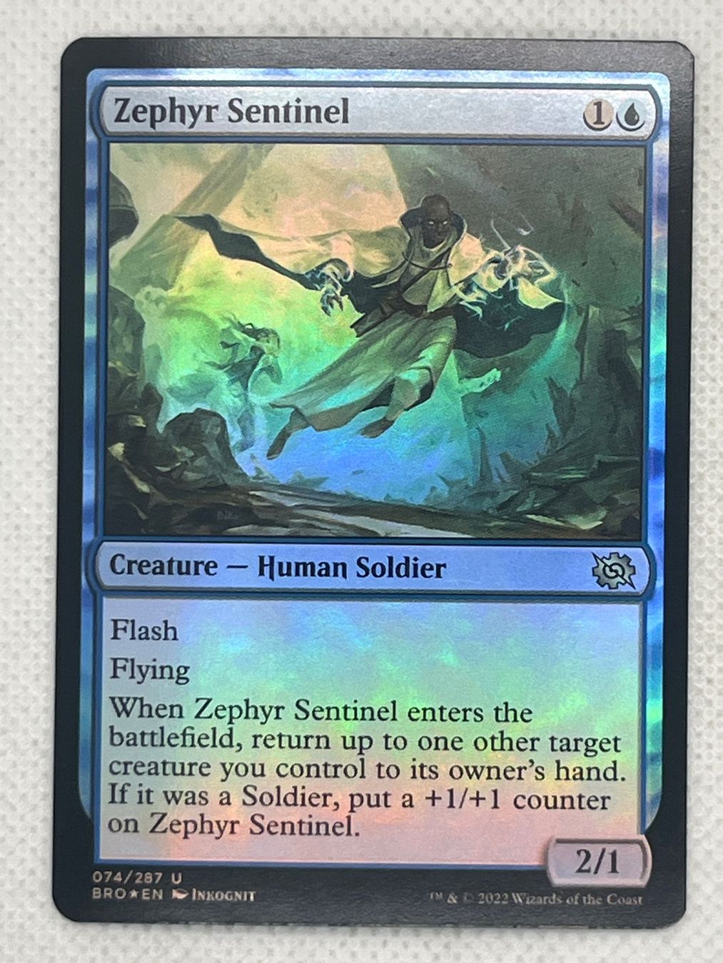 Magic The Gathering Carte collezionabili: Magic the Gathering Zephyr Sentinel Foil 074/287 – Usato da Hinterkappelen venduto da Kim1992