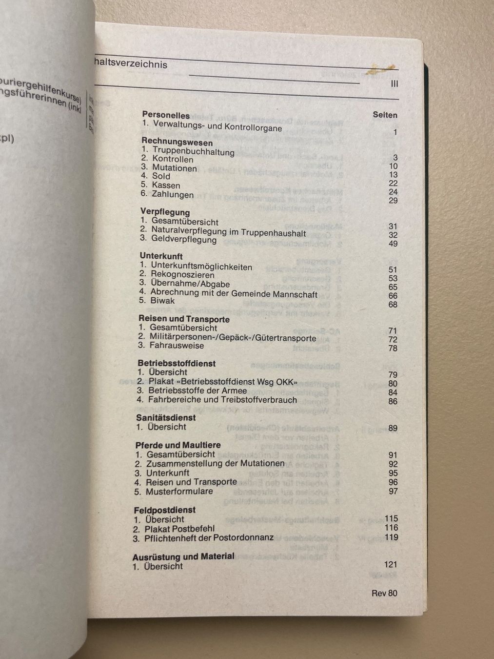 Bücher: Reglement: Fourier-Anleitung - Schweizer Armee – Gebraucht aus Brütten von Hst1 1