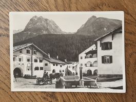 Dorfplatz in Schuls 1939