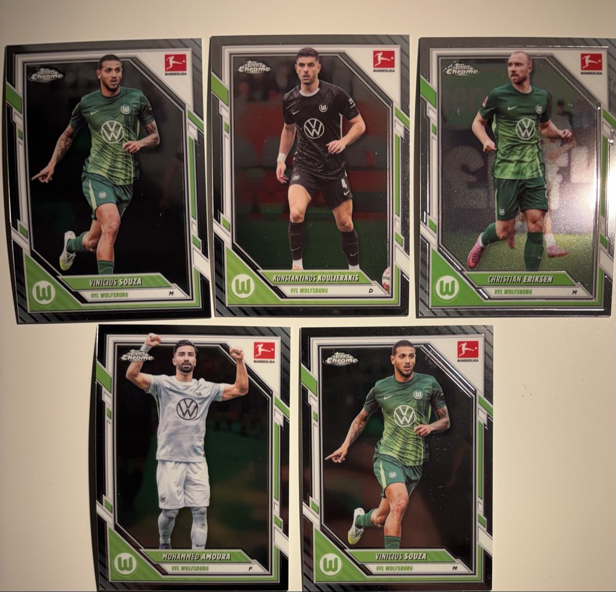 Topps Carte collezionabili: VFL Wolfsburg Topps Chrome Bindesliga – Nuovo (secondo la descrizione) da Meilen venduto da rr0