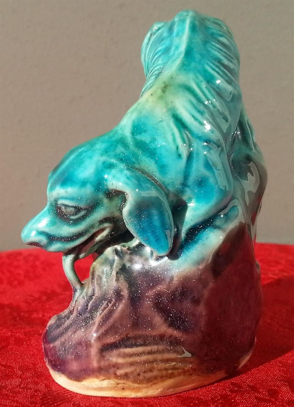 Sculture & Statue: China: Hund, Wasser trinkend, Keramik – Usato da Oberriet SG venduto da ganesh435 2