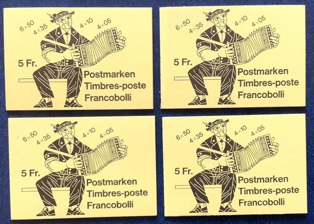Tutti i francobolli: 1984 - 4 Div. Markenheftchen 0-78a ET - Interessant – Nuovo (secondo la descrizione) da Liestal venduto da Skunk02 1