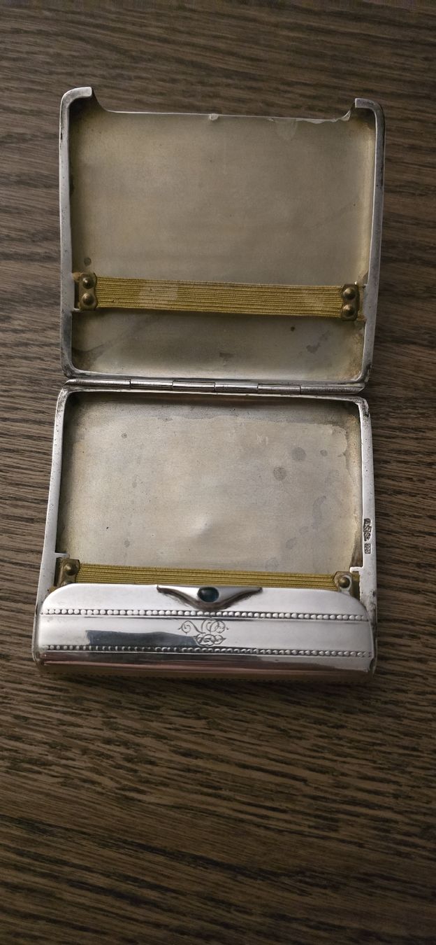 Sonstige Tabakwaren: étui à  cigarettes argent 925 – Gebraucht aus Martigny von pivert03 2