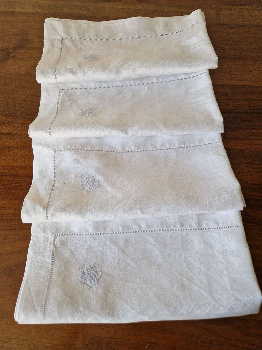 Servietten: Damast Servietten Monogramm – Neu (gemäss Beschreibung) aus Bern von Antikbatik 4