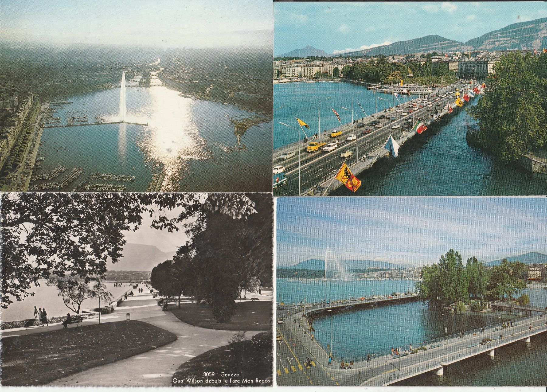 Cartoline postali: 16 Diverse Karten Genf – Usato da Lumbrein venduto da made02 2