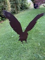 Adler Gartendekoration aus Edelrost
