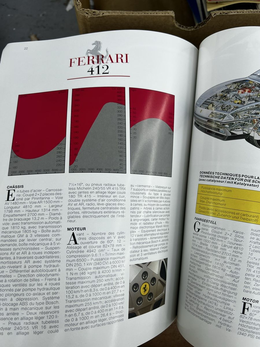 Ferrari Documenti: Ferrari Schweiz Prospekt 52 Seiten – Usato da Wettingen venduto da NickInc 3