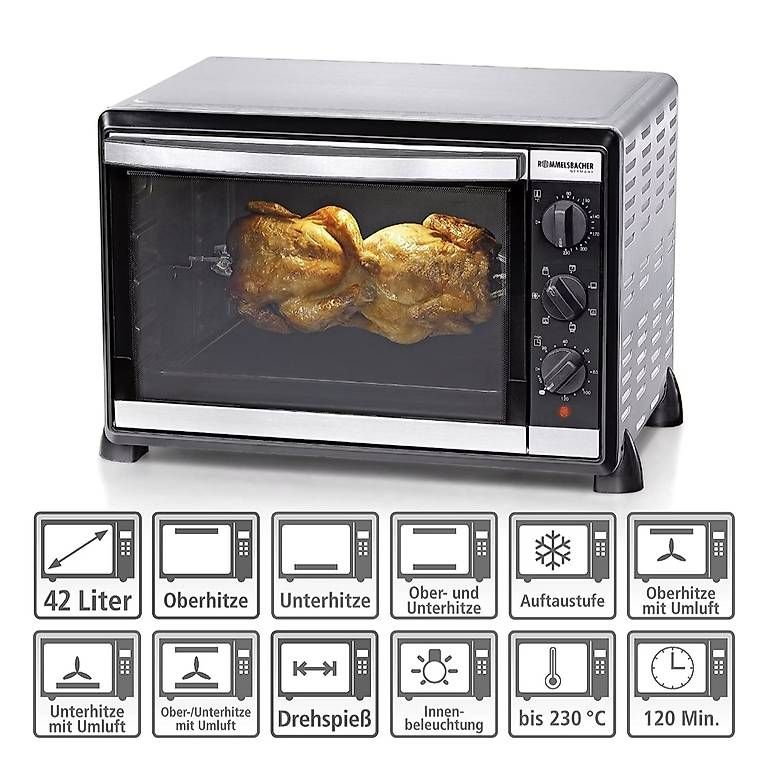 Elettrodomestici da cucina: Kleinbackofen Rommelsbacher BG 1805/E – Nuovo e nell'imballaggio originale da Rubigen venduto da Berti0531