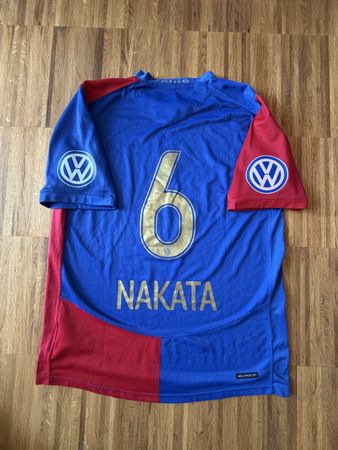 Original Koji Nakata FC Basel 2006-2008 Trikot L
