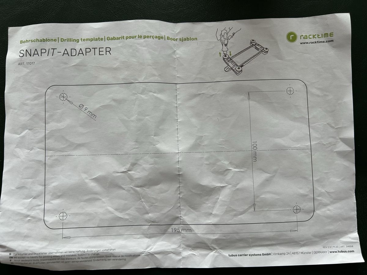 Pezzi di ricambio: Racktime Snapit Adapter – Nuovo e nell'imballaggio originale da Uttigen venduto da snaky01 2