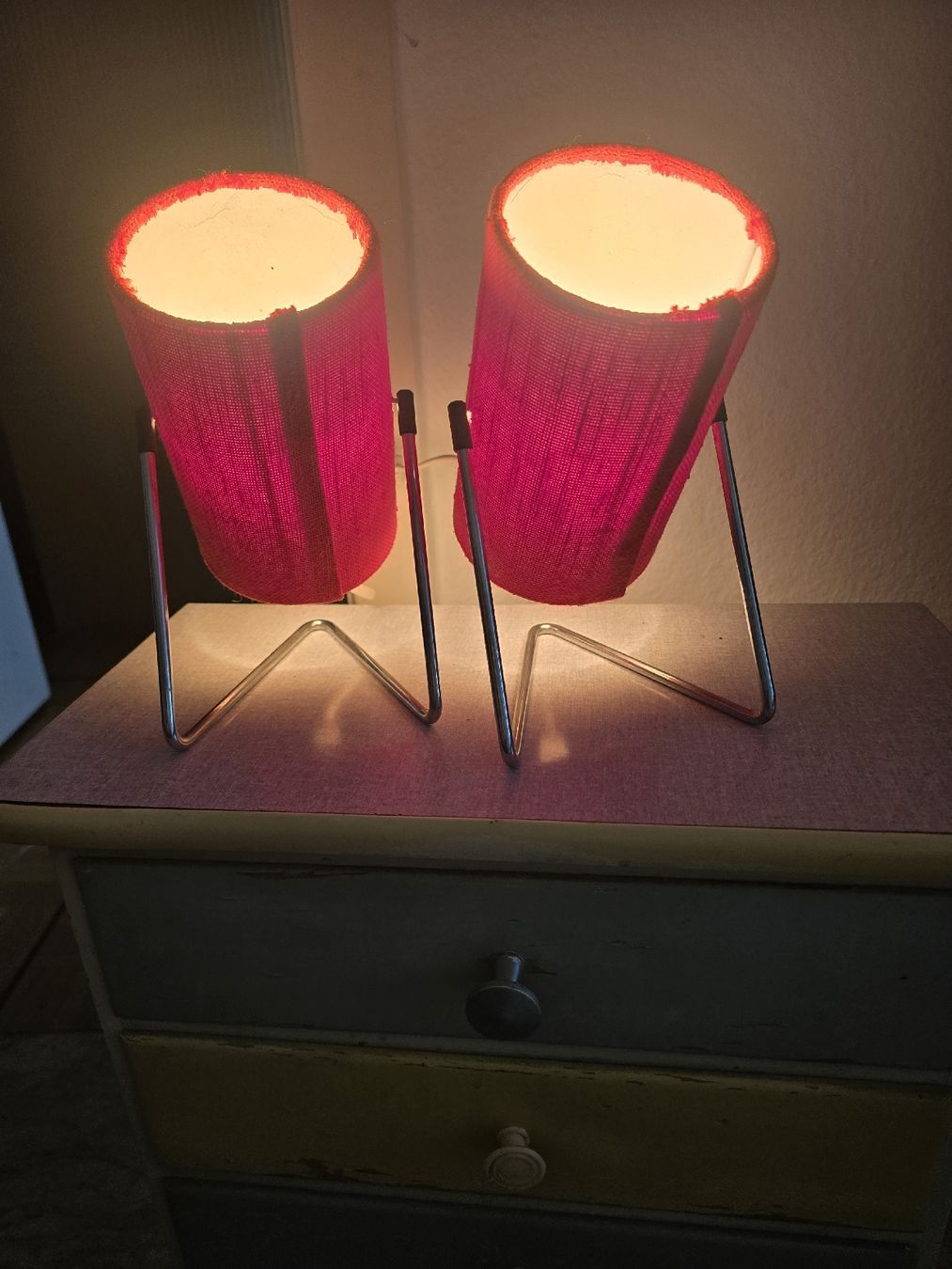 Lampade: 2 60er Nachttischlämpchen – Usato da Biel/Bienne venduto da alexriveros2