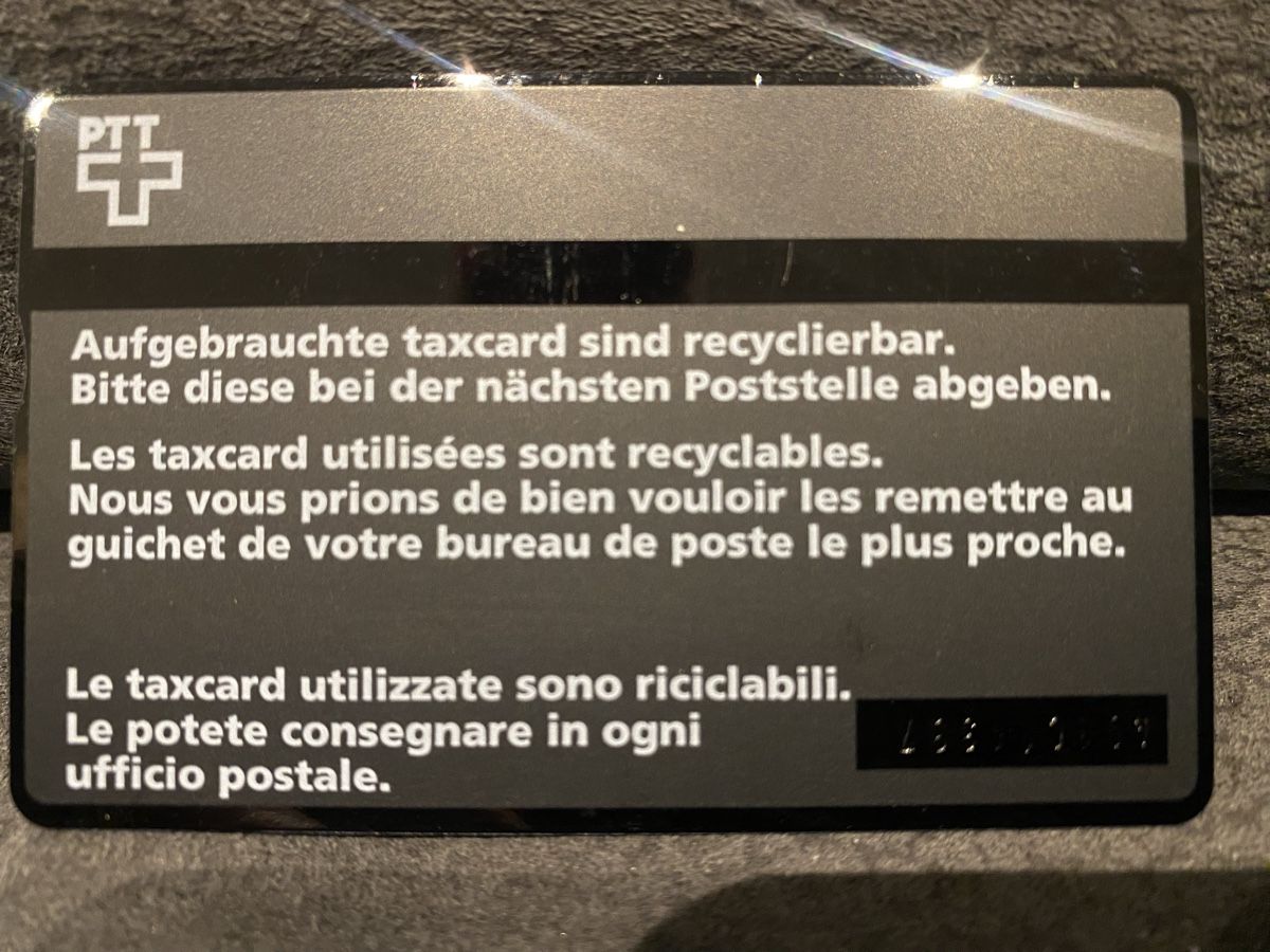 Schede telefoniche: Taxcard 401C neuve – Nuovo (secondo la descrizione) da Lausanne venduto da babacard10 1