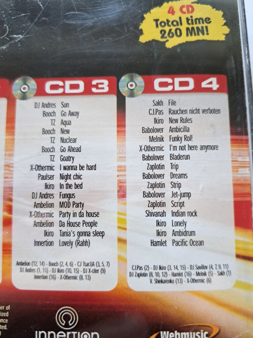 CD: Cd Tendances Techno 4 CDs – Usato da Pully venduto da bro_n52j 4