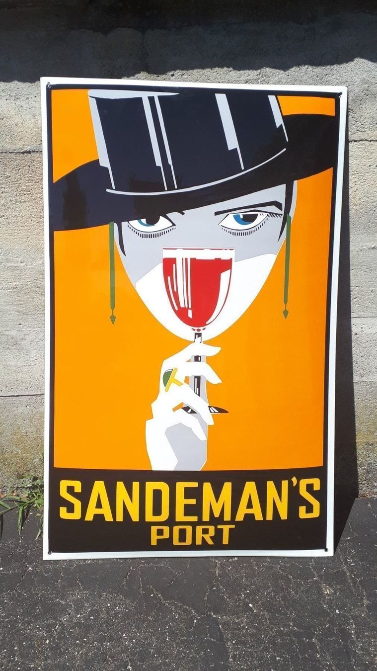 Insegne: Emailschild Sandeman`s – Usato da Zürich venduto da timbuktu03