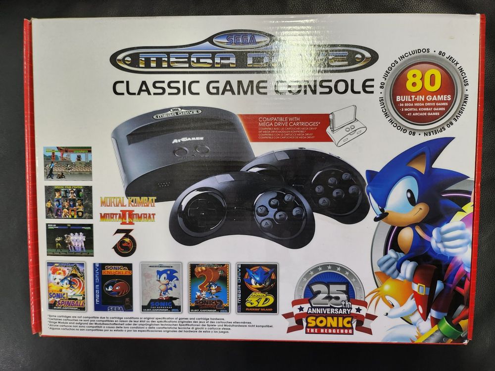SEGA Mega Drive: Classic Game Console Inkl. 80 Spiele/2 Con. | Kaufen ...