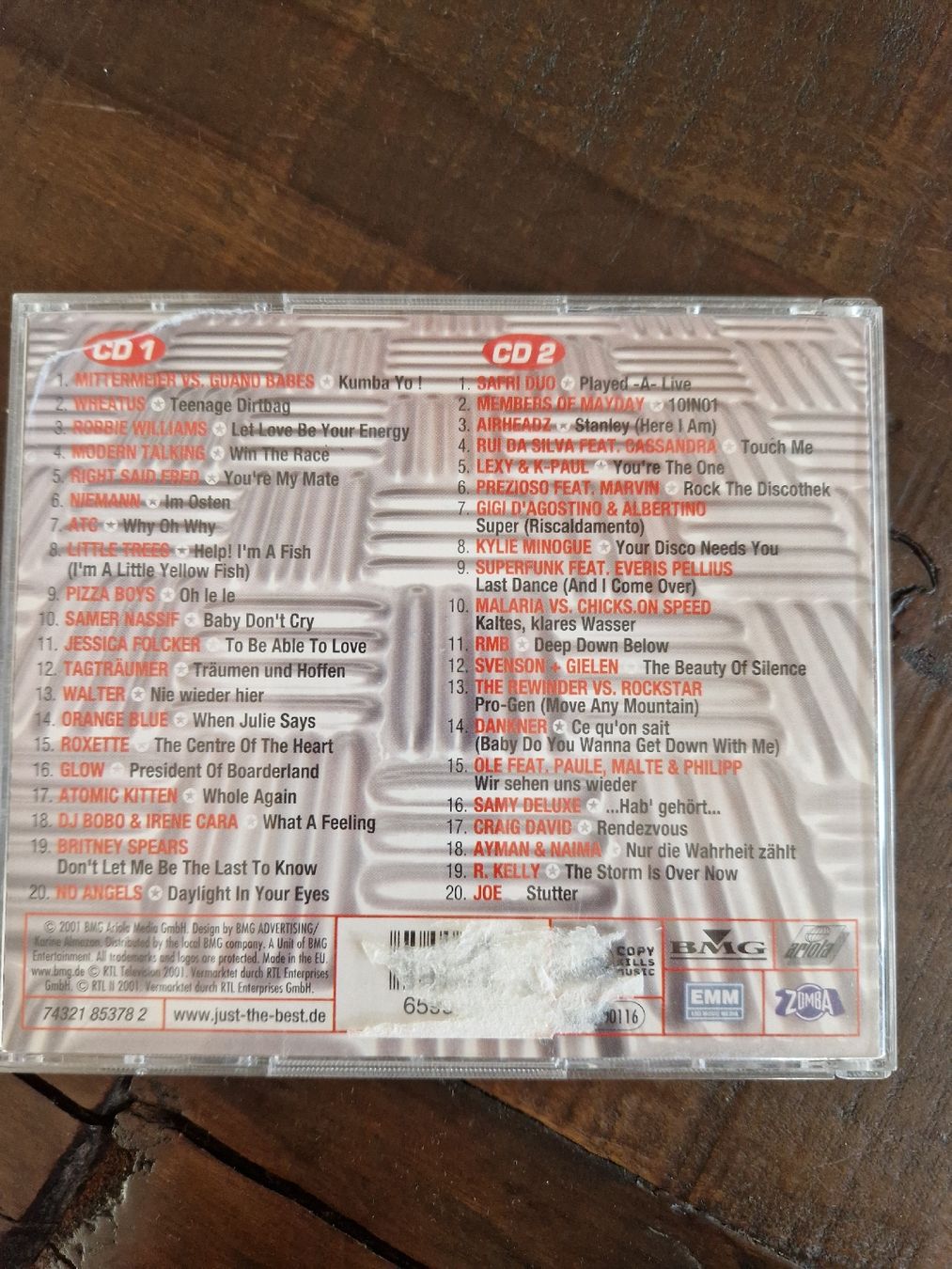 CD: JUST THE BEST 2/2001 - Doppel CD – Usato da Rain venduto da -LUMA- 2
